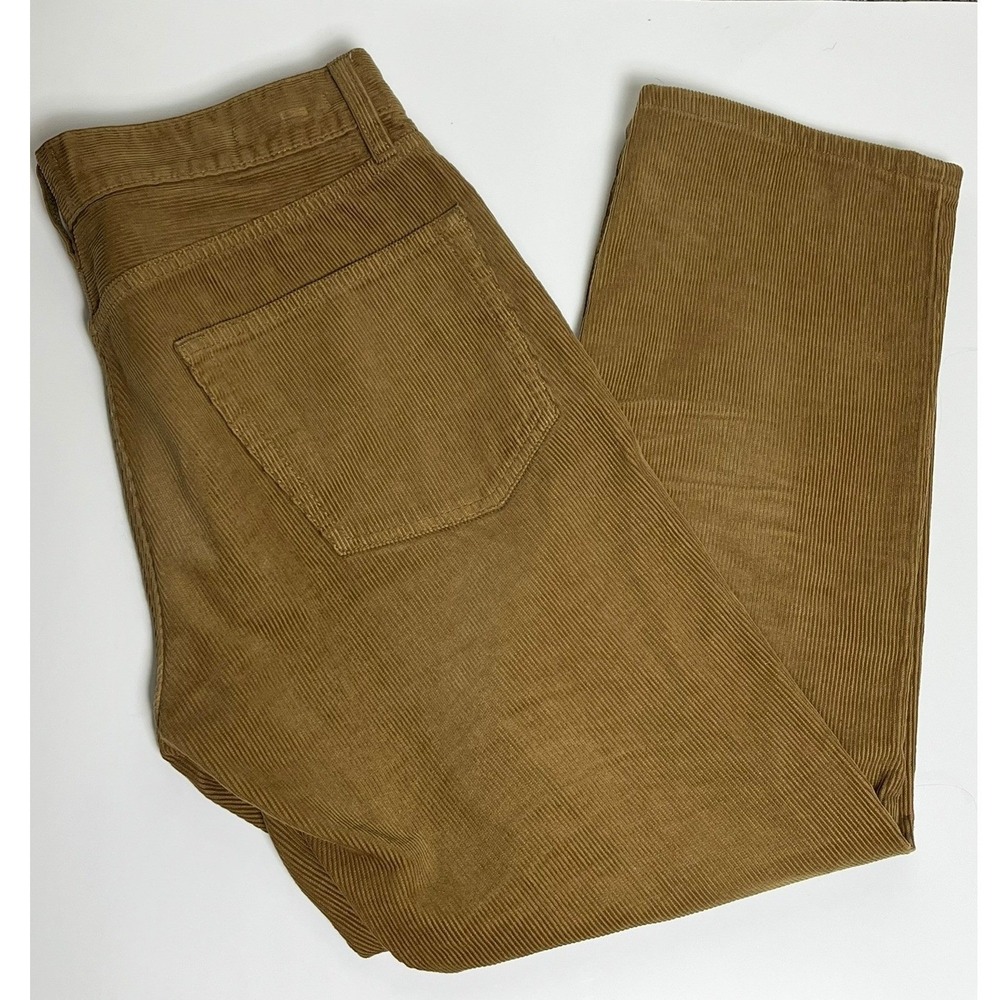 Sid Mashburn Corduroy Pants Mens 31/32 Tan Brown Straight Leg 5-Pocket Cotton